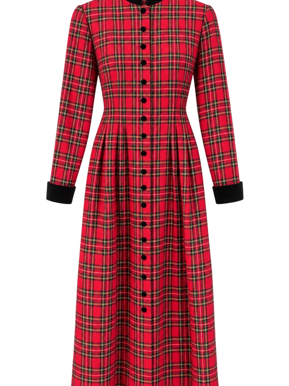 Vintage Jessica Howard Petite Red Tartan Plaid Dress